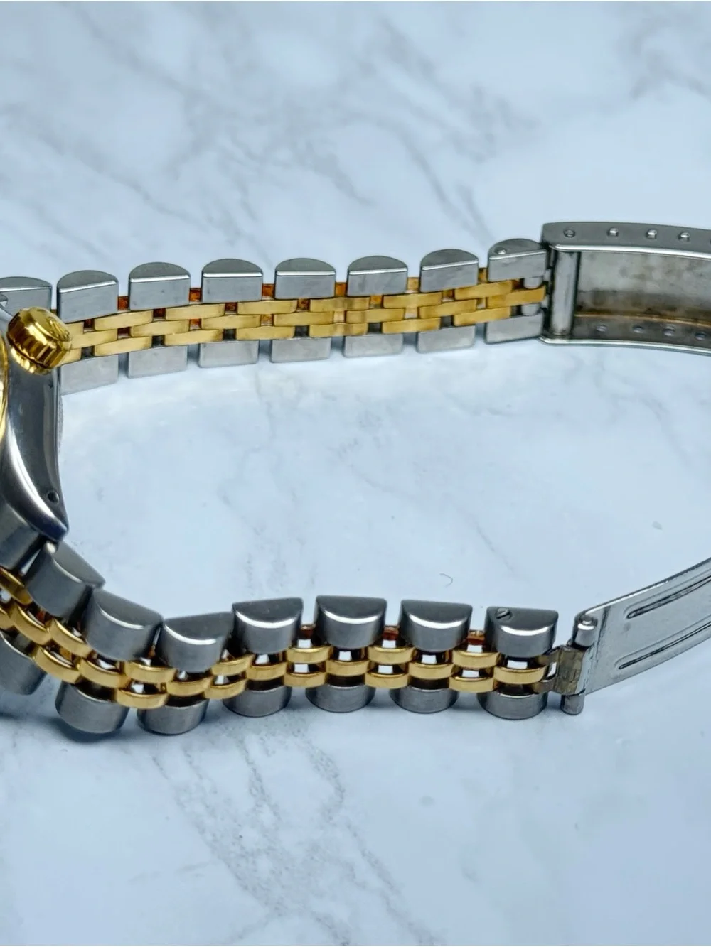 Rolex 69173 Two-Tone Ladies Datejust Champagne Dial Watch